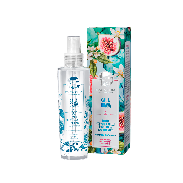 CALA BRAVA ACQUA CORPO e CAPELLI profumata – Rosa dels Vents