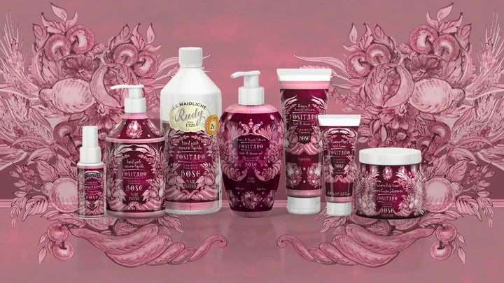 LINEA POSITANO SAPONE LIQUIDO MANI DA 500 ML ROSA DAMASCENA