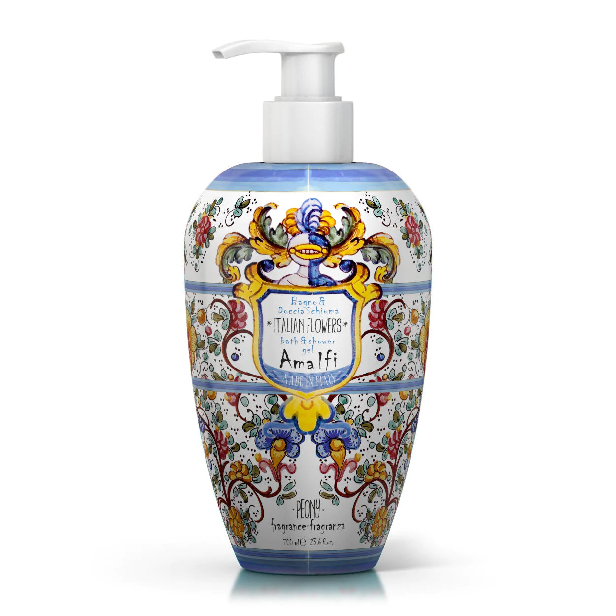 LINEA AMALFI BAGNO DOCCIASCHIUMA DELICATO DA 700 ML FICO NERO E ROSA BIANCA