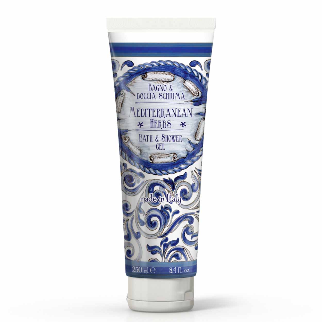 LINEA ERBE DEL MEDITERRANEO DOCCIASCHIUMA TUBO DA 250 ML MIRTO E GINGER