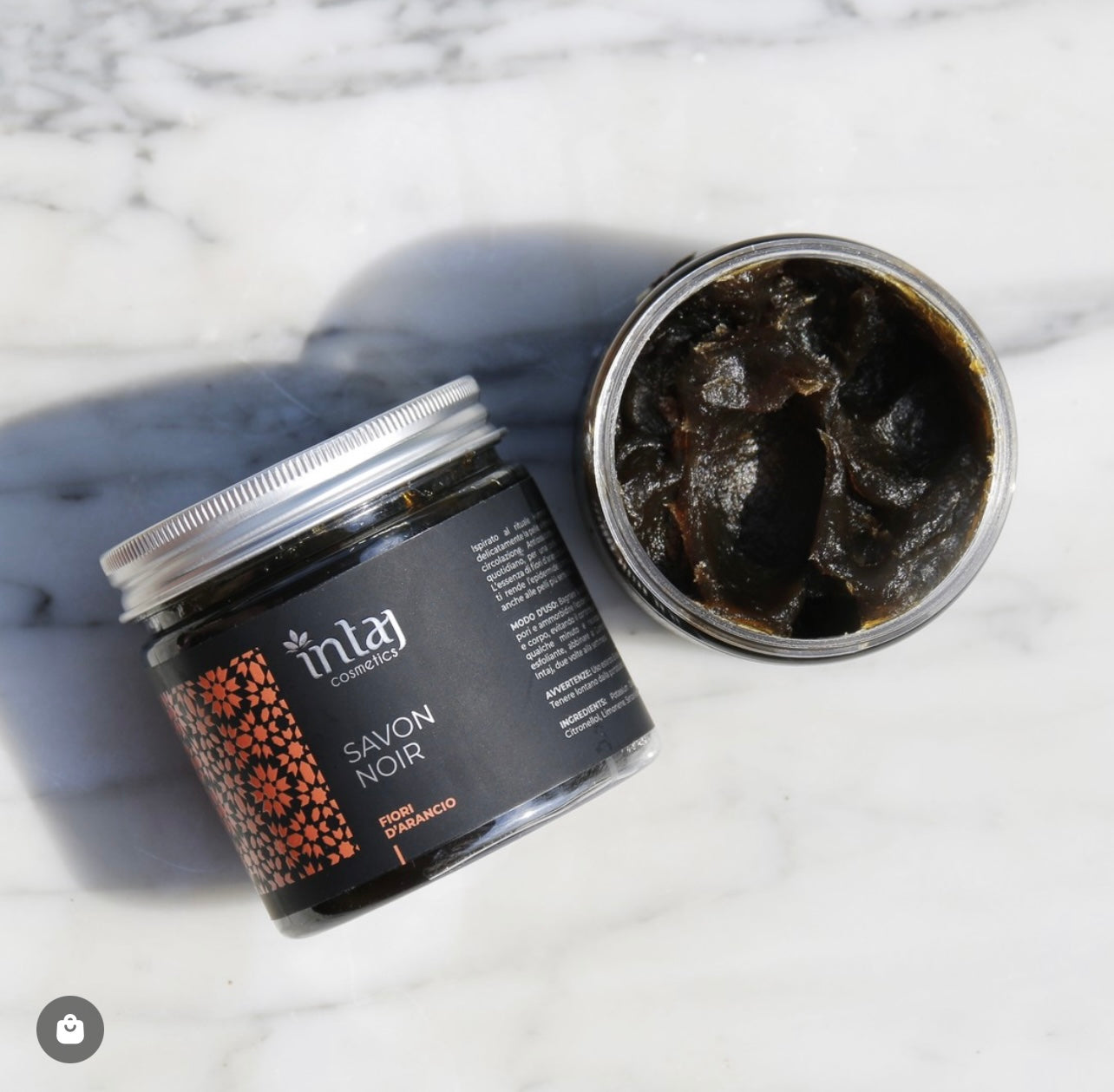 INTAJ Savon Noir ai FIORI D'ARANCIO