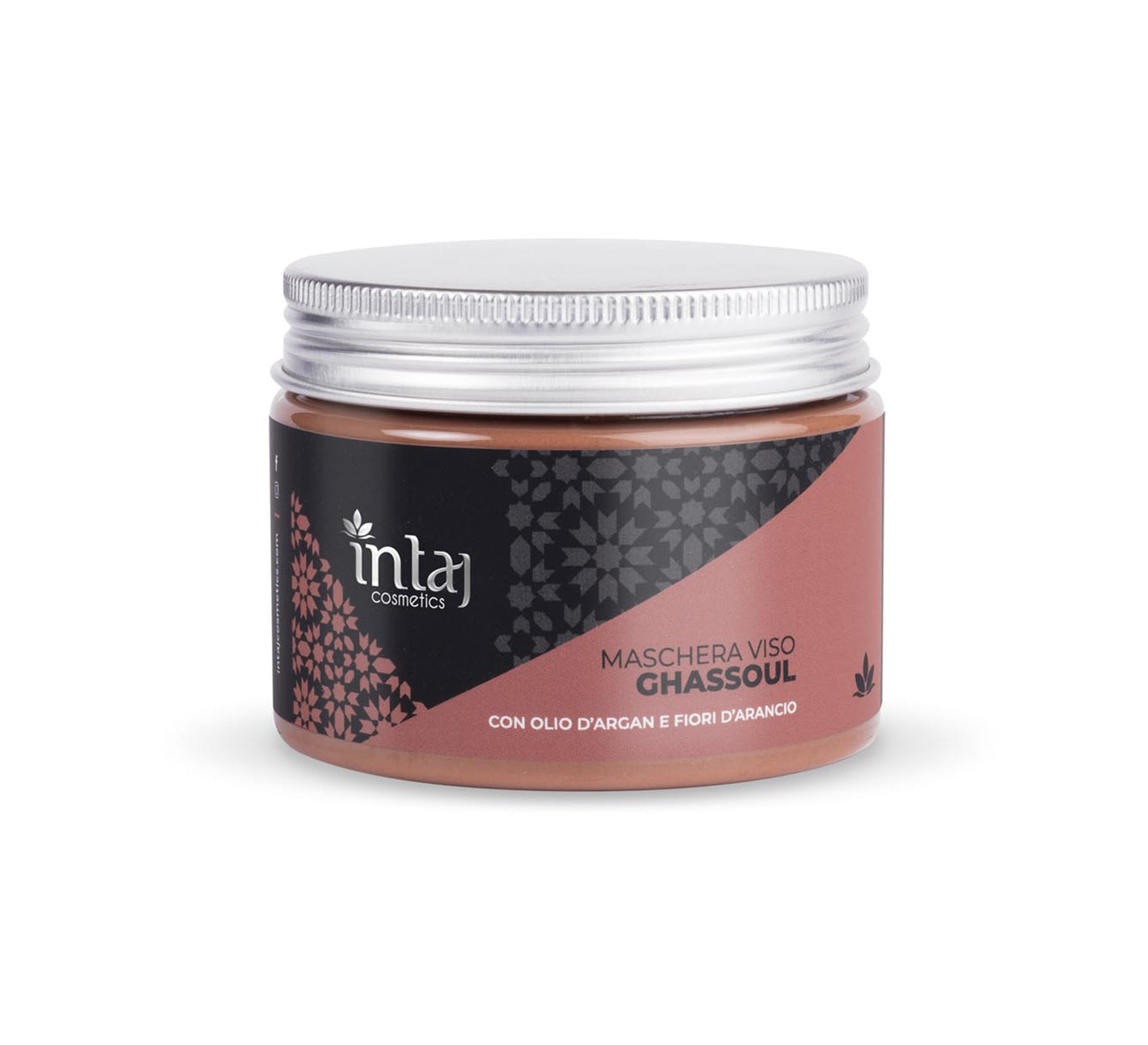 INTAJ Maschera Viso GHASSOUL con Olio d'Argan e Fiori d'Arancio
