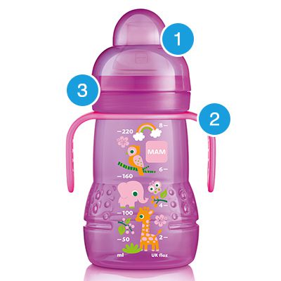 MAM Trainer Space Love 220ml - Verde