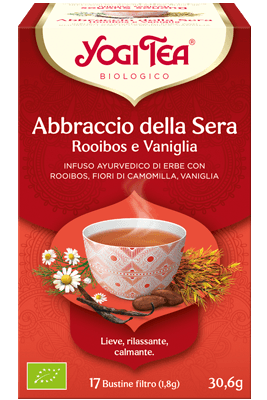 YOGI TEA Abbraccio della Sera Rooibos e Vaniglia 17 bustine