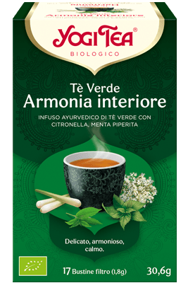 YOGI TEA Tè Verde Armonia interiore 17 bustine