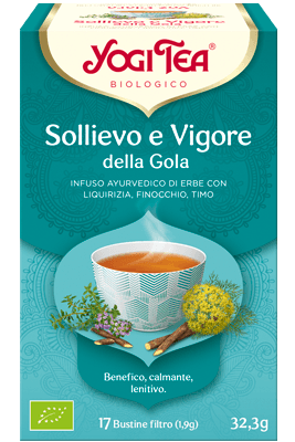 YOGI TEA Sollievo e Vigore della Gola 17 bustine