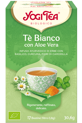 YOGI TEA Tè Bianco con Aloe Vera 17 bustine