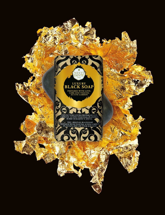 LUXURY BLACK  Sapone Nero Vegetale  250g