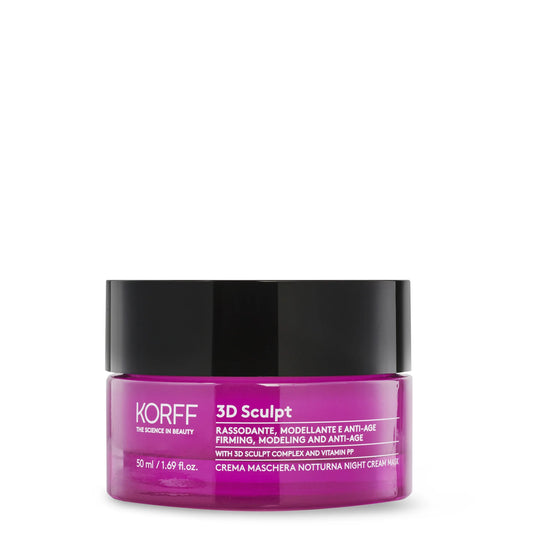 3D Sculpt Crema Maschera Notturna Viso e Collo Effetto Boost