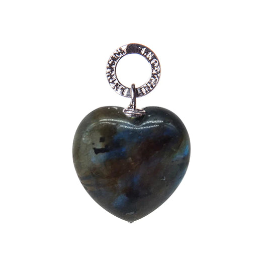 Charm Cuore Labradorite - Limited Edition