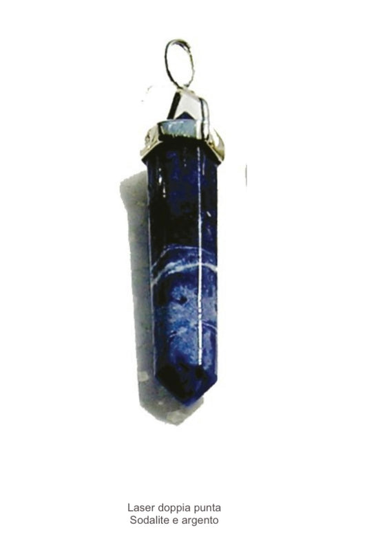 Pendente biterminato Sodalite