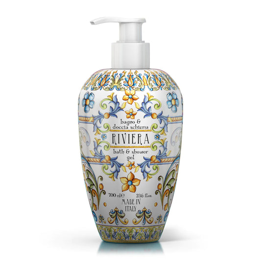 LINEA RIVIERA BAGNO DOCCIASCHIUMA DELICATO DA 700 ML GELSOMINO E VANIGLIA