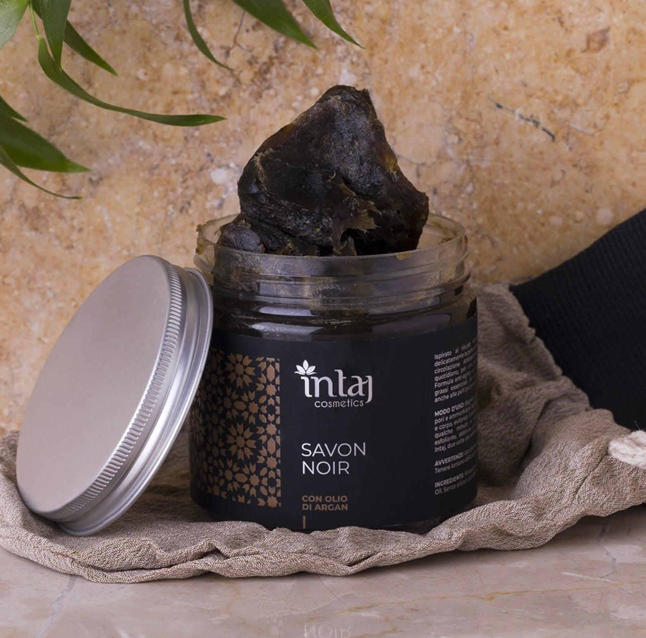 INTAJ Savon Noir con Olio di ARGAN