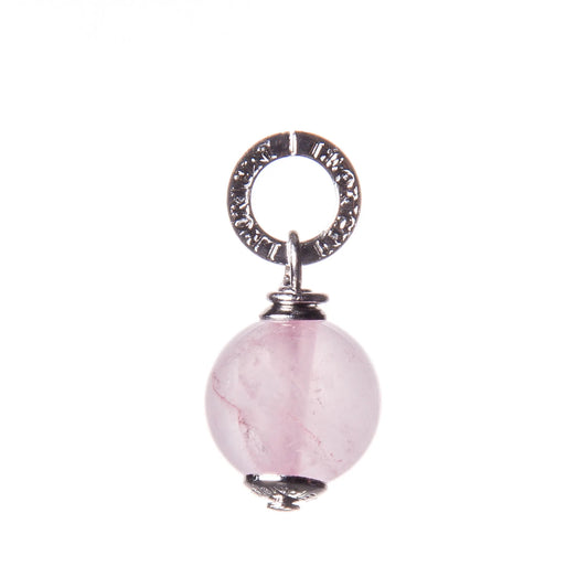 Charm Quarzo Rosa