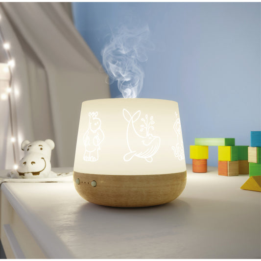 Doudou-Speciale neonati - Diffusore con luce notturna - in Legno di Hevea
