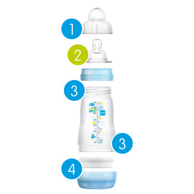 MAM Easy Star Anti-Colic BIBERON 2+ Mesi - 260ml Neutro