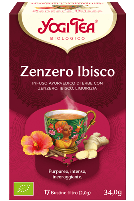 YOGI TEA  Zenzero Ibisco  17 bustine