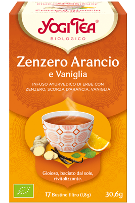 YOGI TEA Zenzero,Arancio e Vaniglia 17 bustine