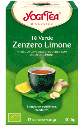 YOGI TEA Tè Verde Zenzero Limone 17 bustine