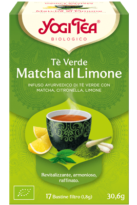 YOGI TEA Tè Verde Matcha al Limone 17 bustine