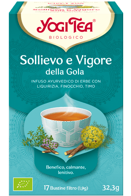 YOGI TEA Sollievo e Vigore della Gola  17 bustine