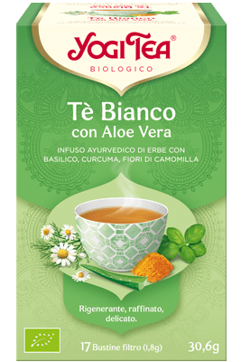 YOGI TEA Tè  Bianco con Aloe Vera 17 bustine